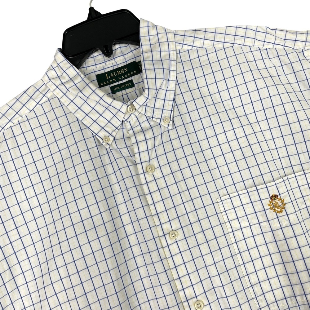 Lauren Ralph Lauren Vintage Preppy Old Money Button Down Shirt Mens‎ XL